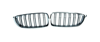 BMW řada 3 F30/F31 2012–2019 Ledvinky M-Look (pro F80, černý lesk s chromovým orámováním) fotografie 2