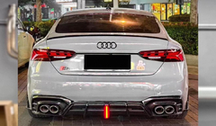 Audi A5 2016–2025 Difuzor zadního nárazníku V3 (pro S-Line 2021-2025, karbon) fotografie 1