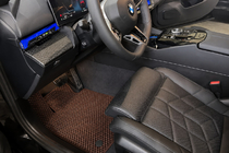 BMW řada 5/i5 G60/G60E/G61 2023– EVA koberečky do interiéru (pro G60/61, hnědé) fotografie 1