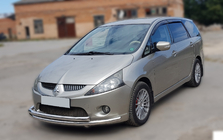 Mitsubishi Grandis 2003–2011 Přední ochranný rám ST014 (nerez) Ø60/60 fotografie 2