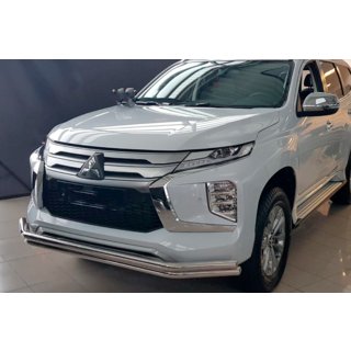 Přední ochranný rám F3-60 (2020+, nerez) Mitsubishi Pajero Sport 2015– fotografie 2