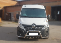 Renault Master 2011–2023 Přední ochranný rám WT003-Exlusive (nerez) fotografie 2