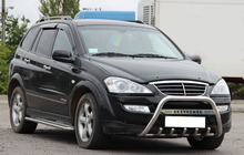 SsangYong Kyron 2005–2014 Přední ochranný rám (bullbar) WT004 (nerez) fotografie 2