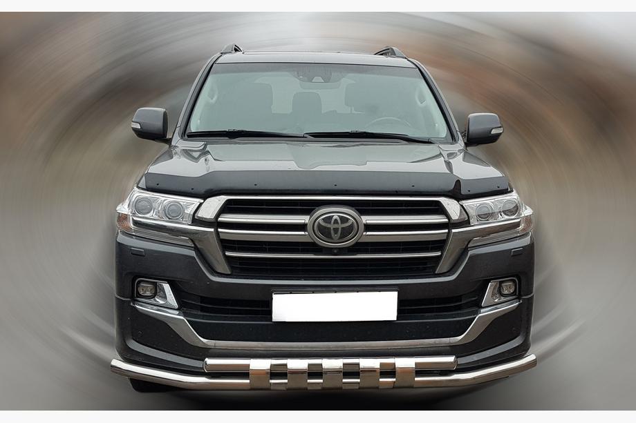 Toyota Land Cruiser 200 2007–2021 Přední nerezový ochranný rám ST015 (2015+) Image