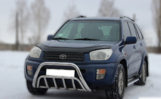 Toyota Rav 4 2001–2005 Přední ochranný rám WT002 (nerez) fotografie 3