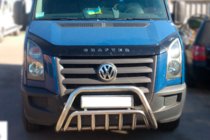 Volkswagen Crafter 2006–2016 Přední ochranný rám WT002 (nerez) fotografie 2