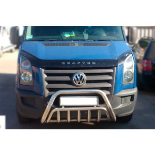 Přední ochranný rám WT002 (nerez) Volkswagen Crafter 2006–2016 fotografie 2