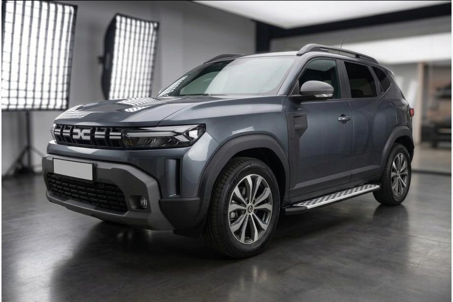 Dacia Duster 2024– Boční prahy Shining V1 (2 ks, hliník) Fotografie 1