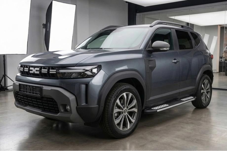 Dacia Duster 2024– Boční nášlapy Tayga Grey V2 (2 ks, hliník) Image