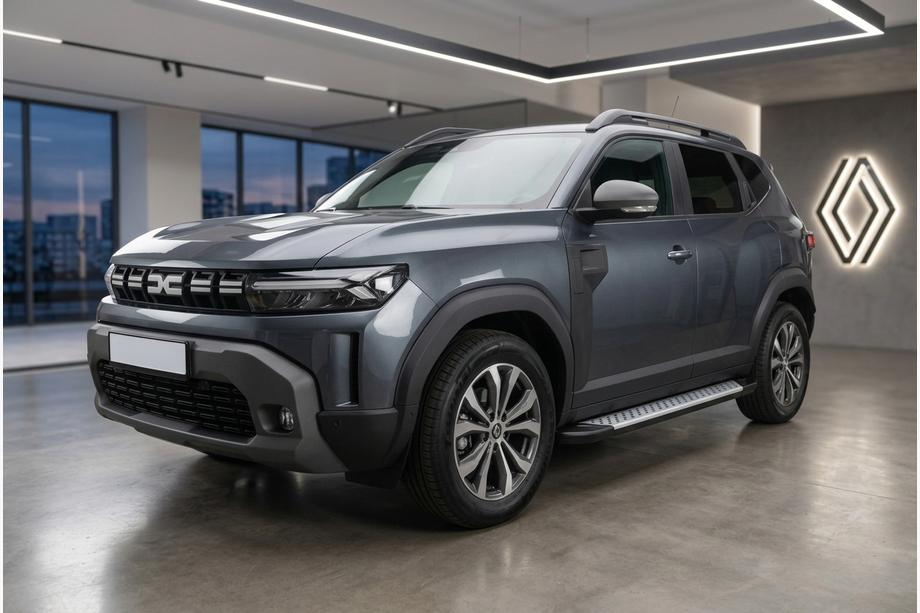 Dacia Duster 2024– Boční nášlapy Allmond Grey (2 ks, hliník) Image