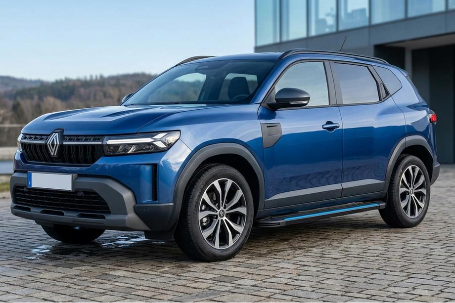 Renault Duster 2024– Boční nášlapy Maya Blue (2 ks, hliník) Image