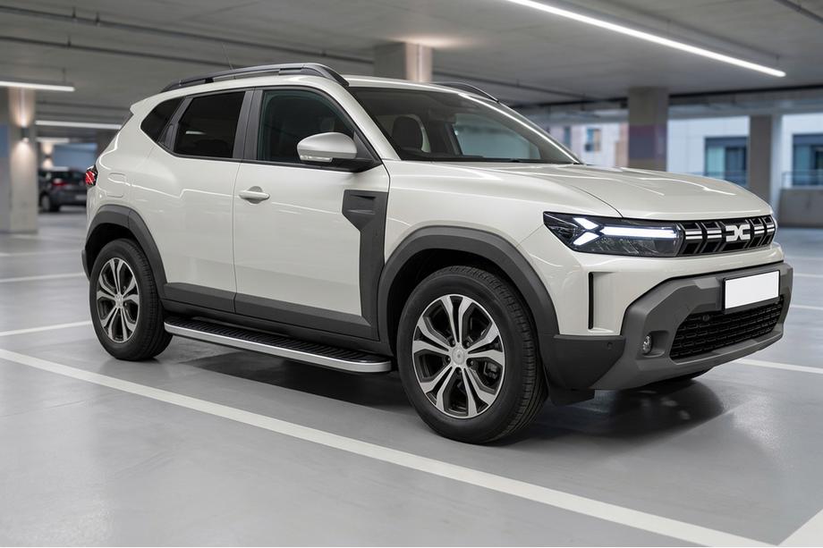 Renault Duster 2024– Boční nášlapy Tayga Grey V1 (2 ks, hliník) Image