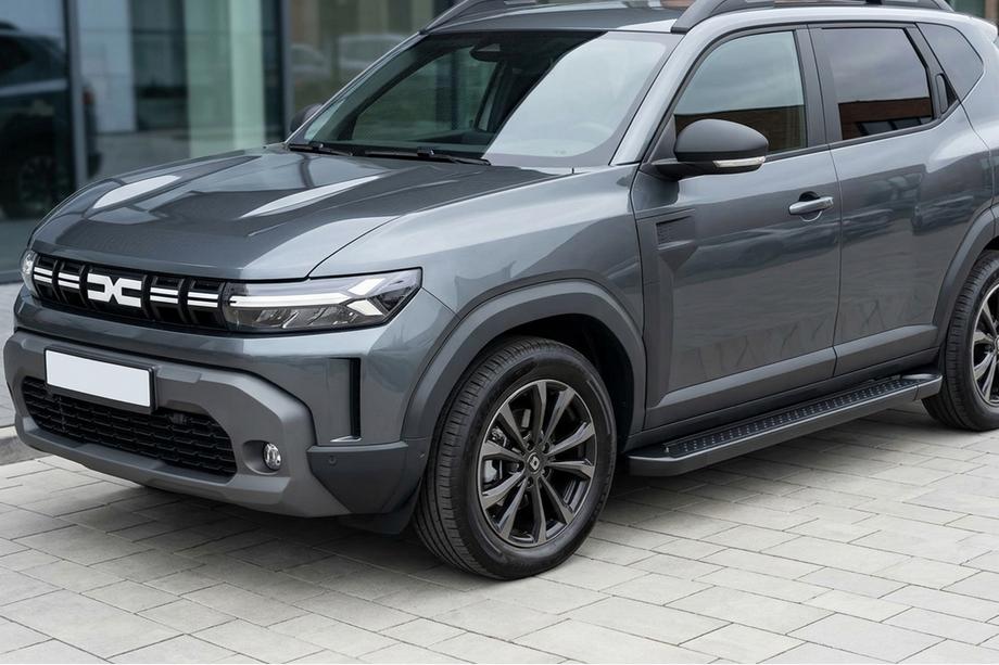 Renault Duster 2024– Boční nášlapy Allmond Black (2 ks, hliník) Image