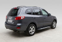 Hyundai Santa Fe 2 2006–2012 Boční nášlapy Sunrise (2 ks, hliník) fotografie 1