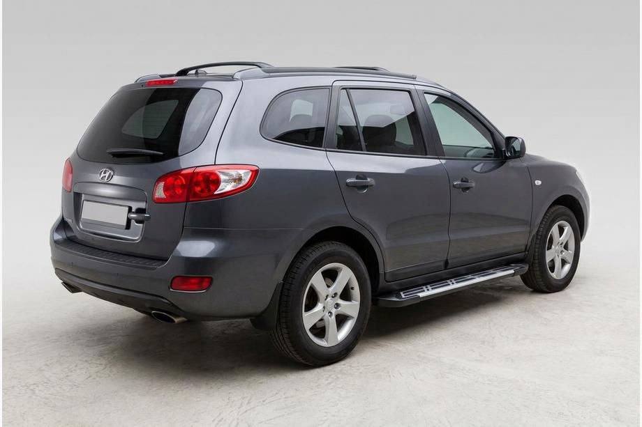 Hyundai Santa Fe 2 2006–2012 Boční nášlapy Sunrise (2 ks, hliník) Image