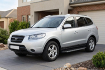 Hyundai Santa Fe 2 2006–2012 Boční nášlapy Duru (2 ks, hliník) fotografie 1
