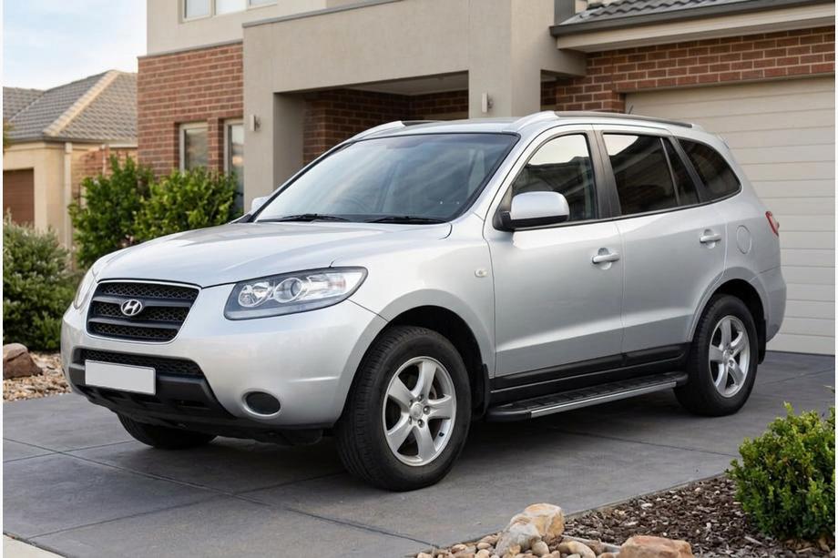 Hyundai Santa Fe 2 2006–2012 Boční nášlapy Duru (2 ks, hliník) Image