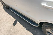 Hyundai Santa Fe 2 2006–2012 Boční prahy Tayga Grey (2 ks, hliník) fotografie 4