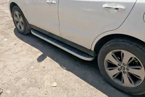Hyundai Santa Fe 2 2006–2012 Boční prahy Tayga Grey (2 ks, hliník) fotografie 6