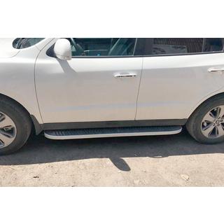 Boční prahy Tayga Grey (2 ks, hliník) Hyundai Santa Fe 2 2006–2012 fotografie 2