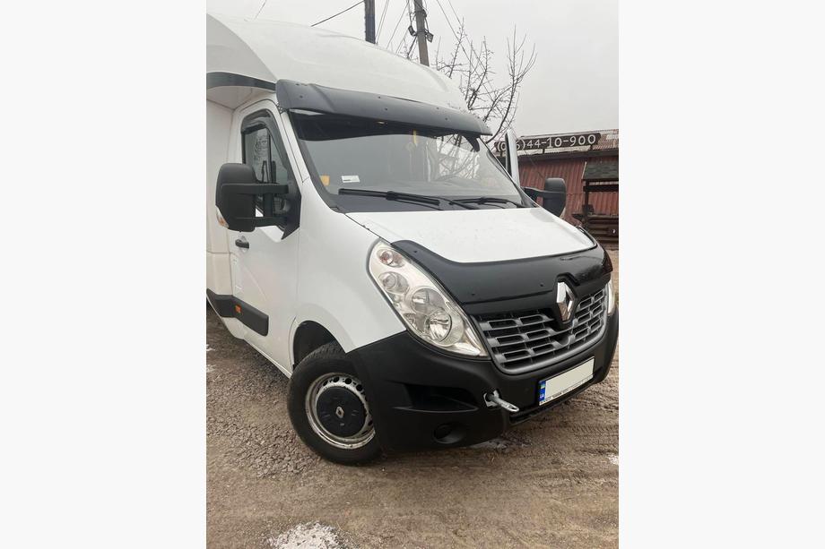 Opel Movano 2010–2021 Kšilt na čelní sklo V1 (černý lesk, 5 mm) Image