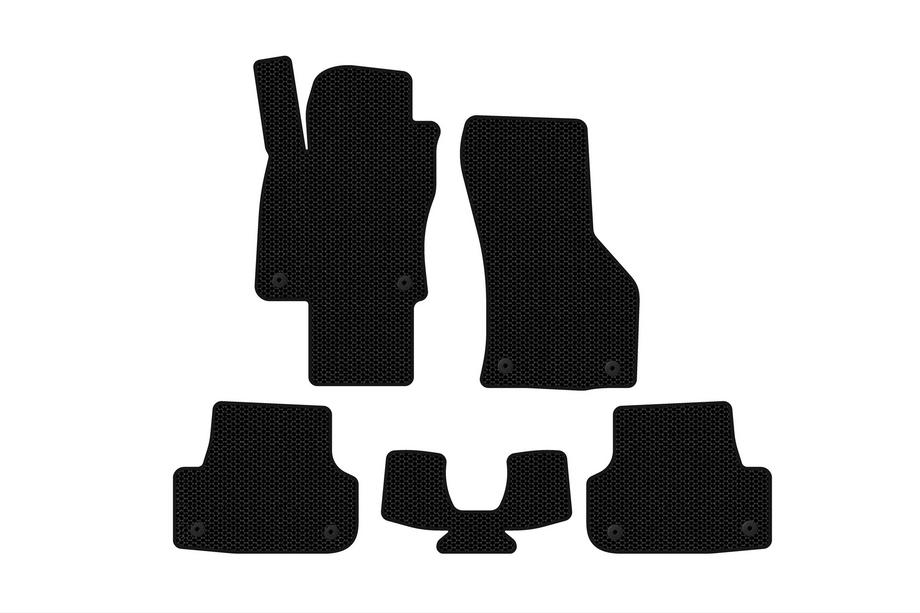 Audi A3 2012–2020 Gumové autokoberce do interiéru Carsuit (pro E-tron, Sportback, černé) Image