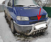 Volkswagen T4 Caravelle/Multivan 1990–2003 Spodní kryt na mřížku chladiče fotografie 1