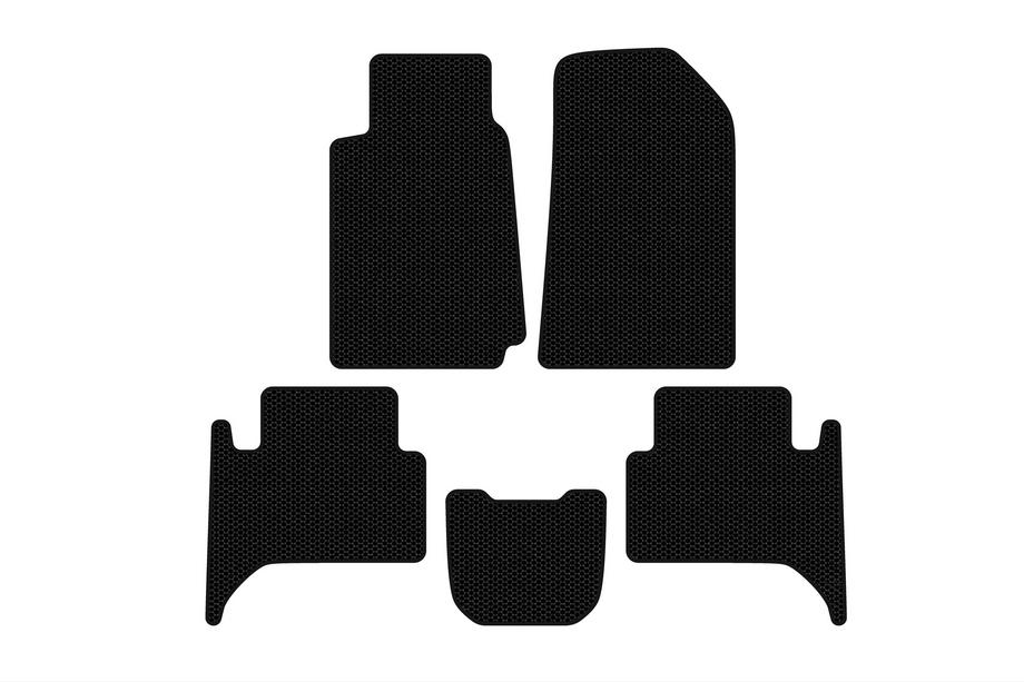 Chevrolet Trailblazer 2012–2019 Gumové autokoberce Carsuit (2 řady, černé) Image