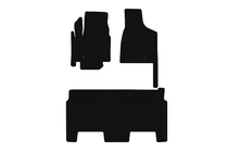 Dodge Grand Caravan V 2008–2020 Gumové autokoberce Carsuit (2008-2020, 2 řady, 8místné / výbava SXT, černé) fotografie 1
