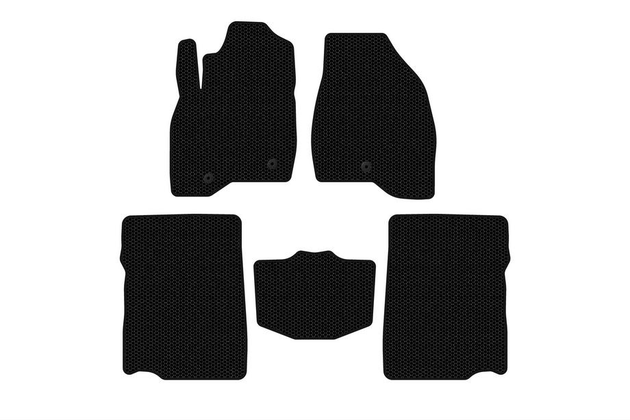 Ford Explorer 2011–2019 Gumové koberečky Carsuit (2017-2019, 2. řada, 7místné, černé) Image
