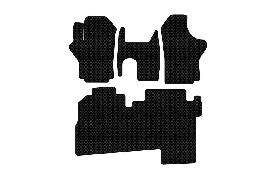 Hyundai H200, H1, Starex 1998–2007 Gumové autokoberce Carsuit (2004-2007, 2 řady, 8místné, černé) Image