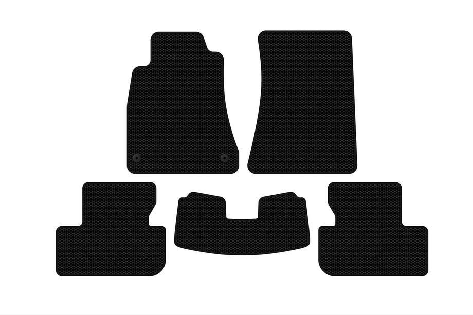 Lexus IS 2005–2013 Gumové koberce do interiéru Carsuit (SD, bez 4x4, černé) Image