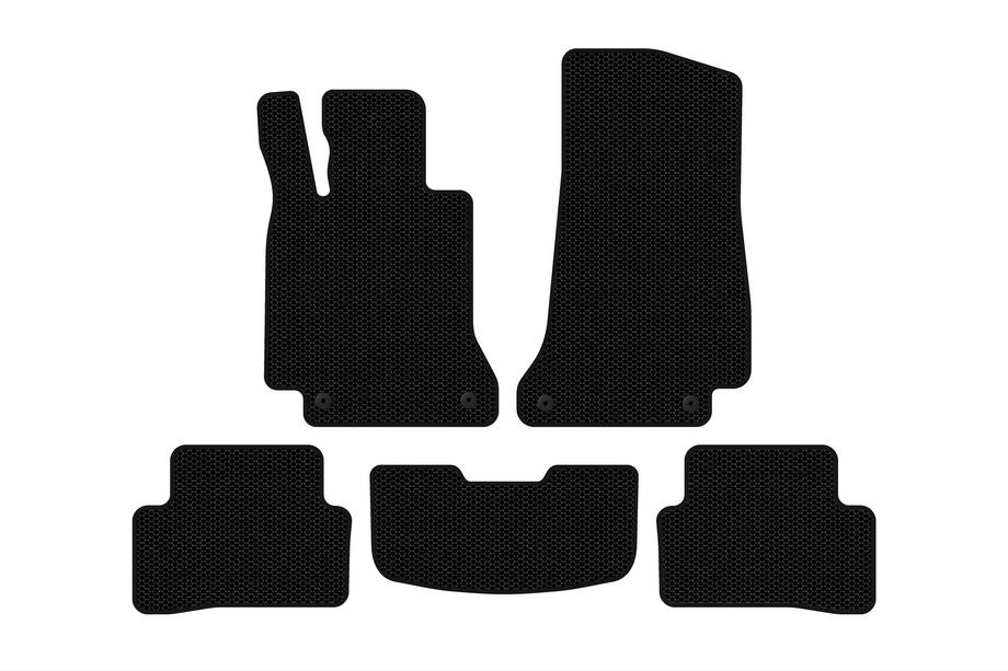 Mercedes C-Class W205 2014–2021 Gumové autokoberce Carsuit (SD, černé) Image