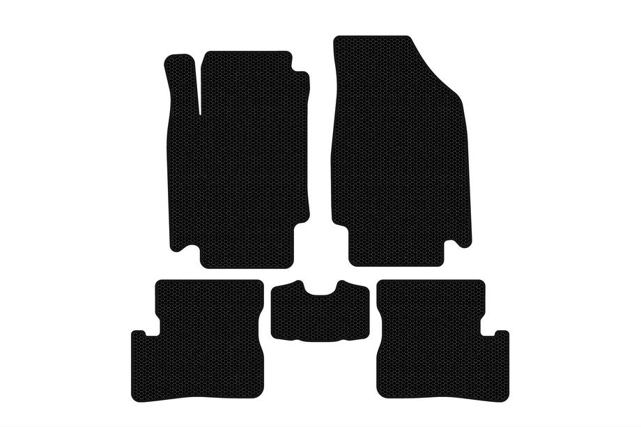 Nissan Micra K12 2003–2010 Gumové autokoberce Carsuit (HB, černé) Image