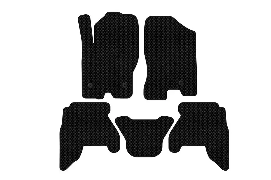 Nissan Pathfinder R51 2005–2014 Gumové autokoberce Carsuit V1 (2 řady, černé, 2010-2014) Image