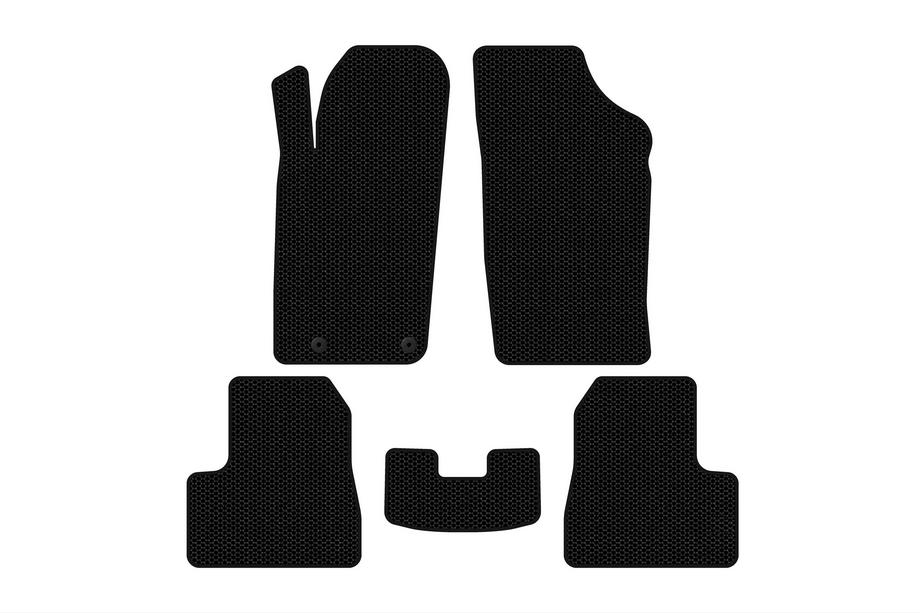 Peugeot 206 1998–2024 Gumové autokoberce Carsuit (2009-2013, černé) Image