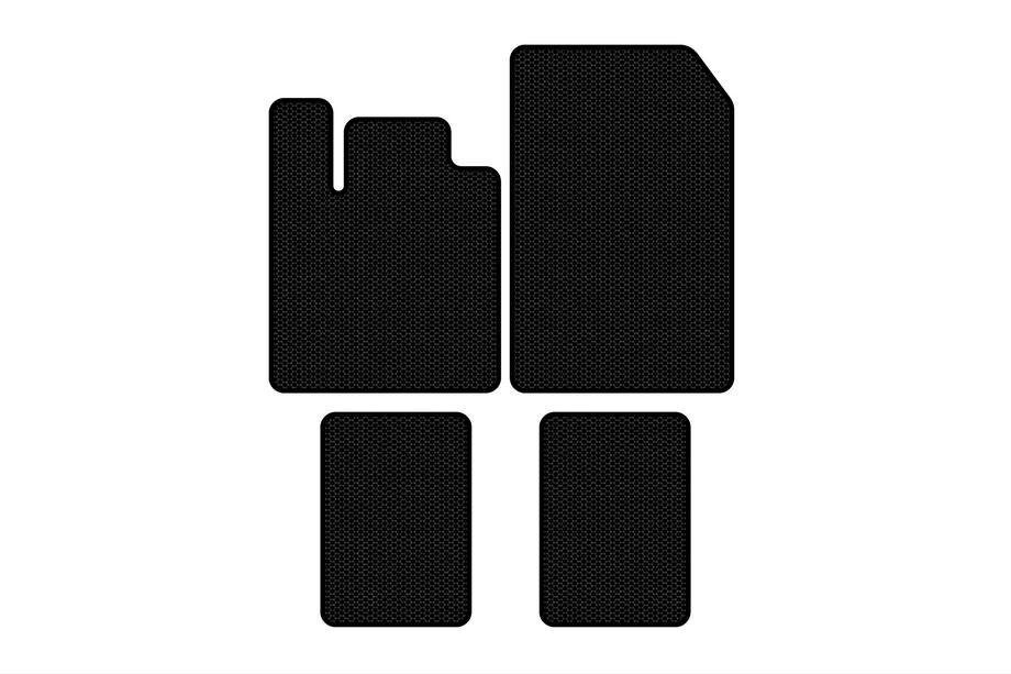 Renault Twingo 2007–2014 Gumové autokoberce Carsuit (černé) Image
