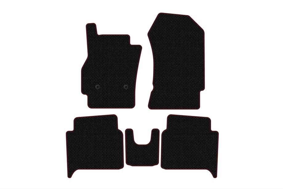 Renault Zoe 2012–2019 Gumové autokoberce Carsuit (HB, černé) Image