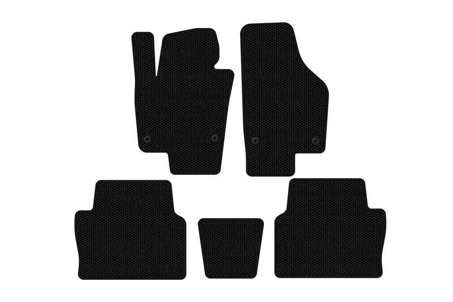 Seat Alhambra 2010– Gumové autokoberce Carsuit (2 řady, černé) Image