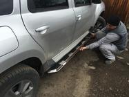 Renault Duster 2008–2017 Boční nášlapy Vison (2 ks, hliník / nerez) fotografie 3