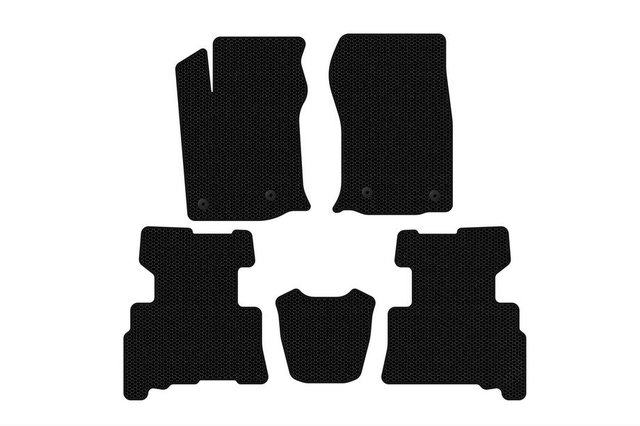 Toyota 4Runner 2009–2024 Gumové autokoberce Carsuit (2 řady, 2014-2024, 7místné, černé) Image