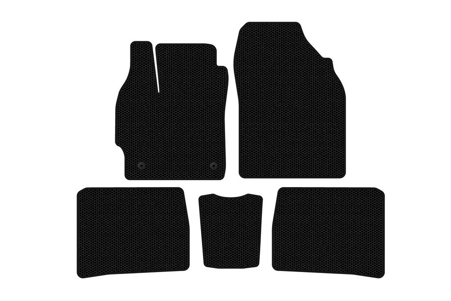 Toyota Prius 2009–2015 Gumové autokoberce Carsuit (LB, černé) Image