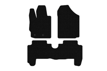 Toyota Yaris 2006–2011 Gumové autokoberce Carsuit (HB, 5dveřové, černé) fotografie 1