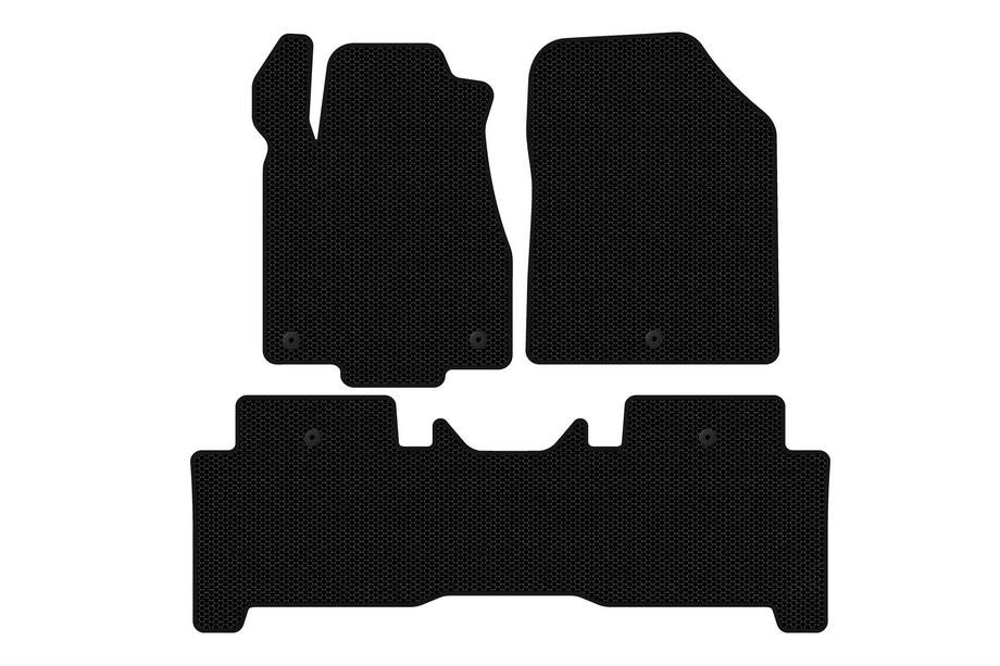 Acura MDX 2007–2013 Gumové autokoberce Carsuit (2 řady, černé) Fotografie 1