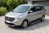 Dacia Lodgy 2012–2022 Boční nášlapy Duru (2 ks, hliník) fotografie 1