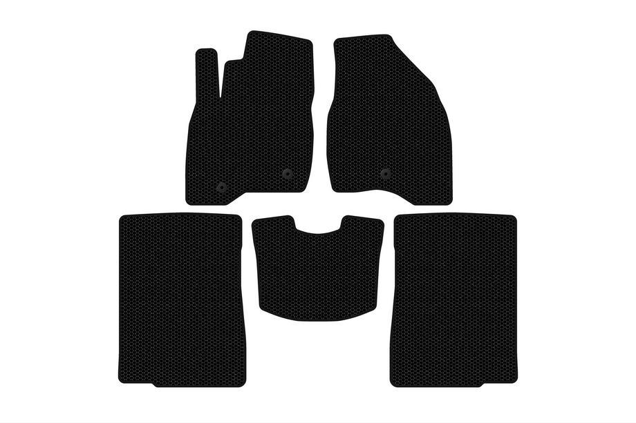 Ford Explorer 2011–2019 Gumové koberce do interiéru Carsuit (2015-2017, 2 řady, 7místné, černé) Image