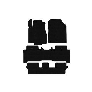Gumové koberce do auta Carsuit (3 řady, černé) Acura MDX 2007–2013 fotografie 1