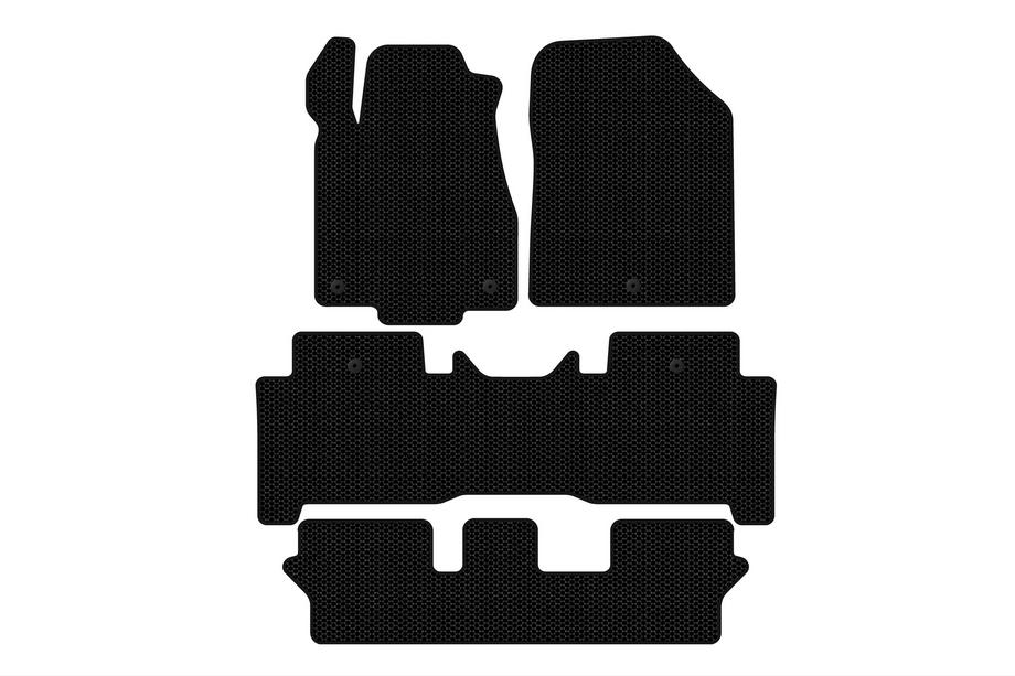 Acura MDX 2007–2013 Gumové koberce do auta Carsuit (3 řady, černé) Image