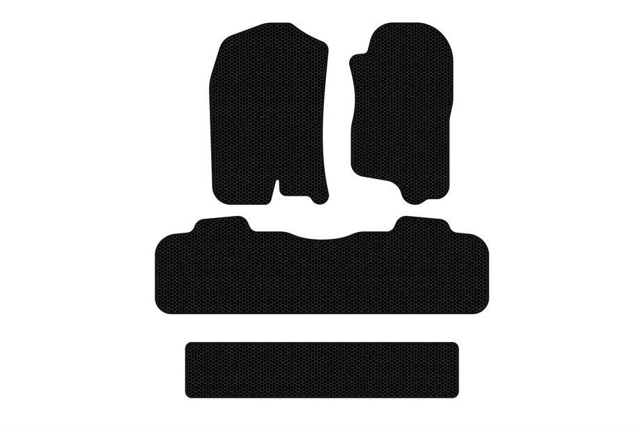 Chevrolet Tahoe 2007–2014 Gumové autokoberce Carsuit (3 řady, 2007–2014, černé) Image