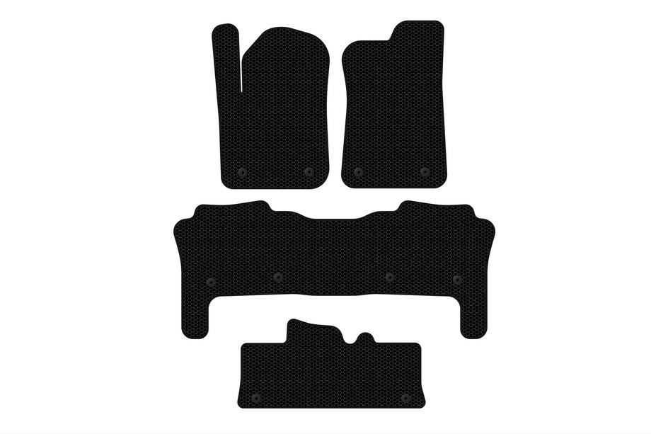 Infiniti QX56 2010–2013 Gumové koberce do auta Carsuit (3 řady, černé) Image